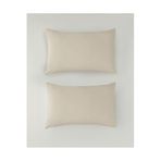 English Home Novella Premium Soft Cotton 2'li Yastık Kılıfı 50X70 Cm, Ekru, 50 x 70
