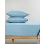 English Home Novella Premium Soft Cotton Mavi Tek Kişilik Lastikli Çarşaf Takımı