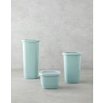 English Home Novia Plastik 3'lü Kavanoz 550 ml-1200 ml-1700 ml Açık Yeşil