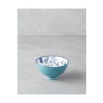 English Home Ophelia Porselen Kase Mavi-Beyaz 11 Cm