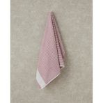 English Home Ornate Stripe Pamuklu Ipliği Boyalı Yüz Havlusu Ekru - Pembe - 50 x 80 cm