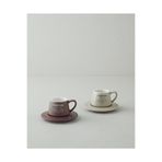English Home Phoebe New Bone China 4 Parça 2 Kişilik Kahve Fincan Takımı 90 ml Kahve-Yeşil