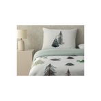 English Home Pine Serenity Dijital Baskılı Soft Cotton Tek Kişilik Nevresim Takımı Yeşil