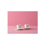 English Home Pink Hope Porselen 4 Parça 2 Kişilik Kahve Fincan Takımı 80 ml Pembe