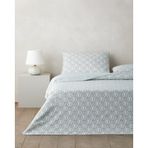 English Home Poemy Kolay Ütülenir Çift Kişilik Nevresim Seti 200X220 cm Turuncu-Mavi - Turuncu - Mavi