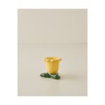English Home Polte Seramik Dekoratif Obje 6 cm Sarı-Yeşil