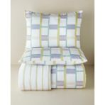 English Home Pop Grid Kolay Ütülenir Çift Kişilik Nevresim Seti 200X220 cm Lila-Yeşil - Lila - Yeşil