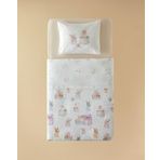 English Home Pretty Bunny Pamuklu Bebe Nevresim Takımı Pudra