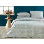 English Home Primrose Kolay Ütülenir Çift Kişilik Nevresım 200X220 Cm Mavi
