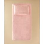 English Home Pure Line Pamuklu Çocuk Lastikli Çarşaf Takımı Pudra - 100 x 200 cm
