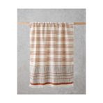 English Home Pure Natural Pamuklu Peştamal 90x150 cm Açık Bej-Kiremit