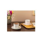 English Home Rabecca Porselen Pembe 2'li 90 ml Kahve Fincan Takımı