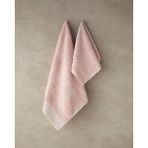English Home Rattan Pamuklu Yüz Havlusu Seti Pembe - 50 x 80 cm