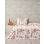 English Home Rosey Violen Çift Kişilik Pike Takımı Turuncu