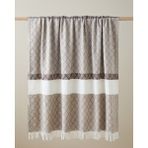 English Home Rumi Koltuk Şalı 130x170 cm Kahve-Bej - Kahverengi - Bej - 130 x 170 cm