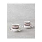English Home Sedona New Bone China 4 Parça 2 Kişilik Çay Fincanı Takımı 230 ml Kahverengi