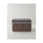English Home Selina Bambu Saklama Kutusu 33X23X20 cm Antrasit