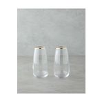 English Home Serenity Kristalin 2'li Bardak 550 ml Gold