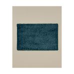 English Home Silky Shine Kaydırmaz Taban Banyo Paspası 50x80 cm Petrol