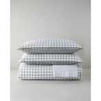English Home Simple Checks Kolay Ütülenir Çarşaflı Çift Kişilik Nevresim Takımı 200x220 cm Kahverengi - 200 x 220 cm