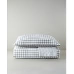 English Home Simple Checks Kolay Ütülenir Çarşaflı Tek Kişilik Nevresim Takımı 160x220 cm Kahverengi - 160 x 220 cm