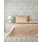 English Home Sisilla Saten Çift Kişilik Yatak Örtüsü Takımı 200x220 cm Pudra - 160 x 220 cm
