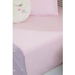 English Home Soft Pamuklu Lastikli Bebe Pembe 70x140 cm Çarşaf