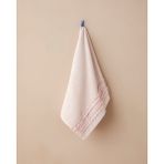 English Home Soft Ruffle Pamuk Yüz Havlusu 50X80 cm Pudra - Açık Pudra - renk