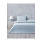 English Home Soft Streaks İpliği Boyalı Çift Kişilik Çarşaflı Nevresim Takımı 200x220 cm Mavi