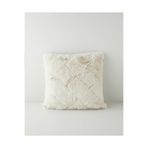 English Home Soft Touch Rabbit Pelüş Kırlent Kılıfı 45x45 cm Bej