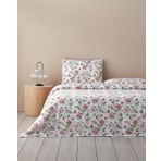 English Home Sparkling Flowers Yeşil Tek Kişilik Nevresim Takımı