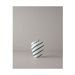 English Home Stripe Dolomite Vazo Yeşil