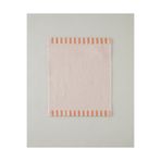 English Home Stripe Edge Pamuk El Havlusu 30x40 cm Pudra