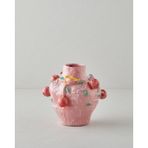 English Home Summer Fruit Vazo 19x18x19 Cm Pembe Pembe