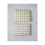 English Home Summer Plaid Kolay Ütülenir 2'li Yastık Kılıfı 50X70 Cm, Yeşil, 50 x 70