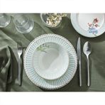English Home Summery 8 Parça 2 Kişilik Açık Mavi Porselen Yemek Takımı
