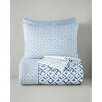 English Home Symetra Kolay Ütülenir Çarşaflı Çift Kişilik Nevresim Takımı 200x220 Cm Mavi Mavi