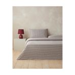 English Home Tattersall İpliği Boyalı Tek Kişilik Çarşaflı Nevresim Takımı 160x220 cm Kahverengi