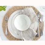 English Home Torino Porselen Silver 15 27 21 cm 18 Parça Yemek Takımı