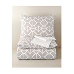 English Home Triweave Kolay Ütülenir Çarşaflı Çift Kişilik Nevresim Takımı 200x220 cm Bej