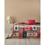 English Home Tropic Patch Tek Kişilik Pike Pembe