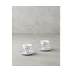 English Home Valentina New Bone China 4 Parça 2 Kişilik Kahve Fincan Takımı 80 ml Lila