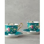 English Home Vanilla New Bone China 4 Parça 2 Kişilik Çay Fincanı Takımı Turkuaz
