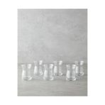 English Home Velin Cam 6'lı Çay Bardağı 132 ml Şeffaf
