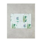 English Home Vintage Botanic Cam Kesme Tahtası 25x35 cm Yeşil-Beyaz