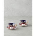 English Home Willow New Bone China 4 Parça 2 Kişilik Kahve Fincan Takımı 90 ml Renkli - 2 Adet