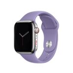 Engo Apple Watch 3 Silikon 38 mm Lila Spor Kordon