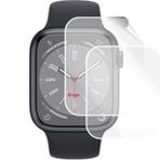 Engo Apple Watch 8 45 MM İle Uyumlu Ekran Koruyucu Şeffaf Esnek TPU Film 2 Adet