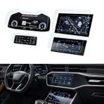 Engo Audi A6 Ekran Koruyucu Set Multimedya Kumanda Gösterge Klima