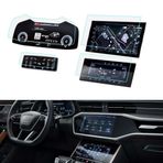 Engo Audi A7 Ekran Koruyucu Set Multimedya Kumanda Gösterge Klima